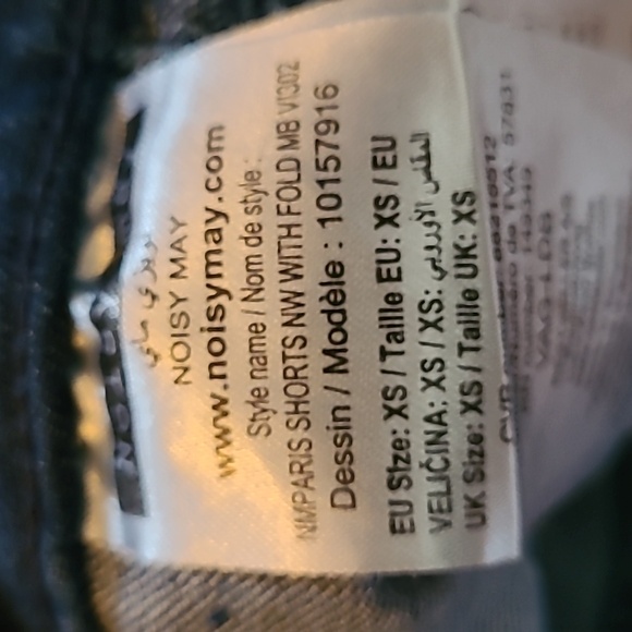 Noisy May women's size XS jeans shorts - Picture 3 of 6